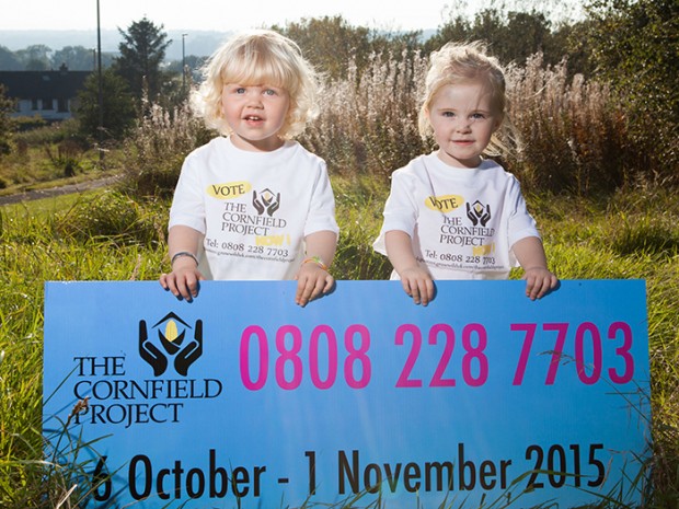 WE NEED YOUR VOTE!! Two communities within the Causeway Coast and Glens Borough have been successfully shortlisted for their joint project, â€˜The Cornfield Projectâ€™, as one of the three Northern Ireland Flagship finalists of the Grow Wild Flagship Programme. Pictured are local children Alexis Burton and Summer Patterson at the Cornfield Site. For further information on the Cornfield Project visit www.facebook.com/thecornfieldproject or telephone Brendan Patterson, Project Manager at Focus on Family on 028 7032 9550. Voting lines are now open until 1st November. To vote telephone 0808 228 7703 or visit the website www.voteni.growwilduk.com/thecornfieldproject.