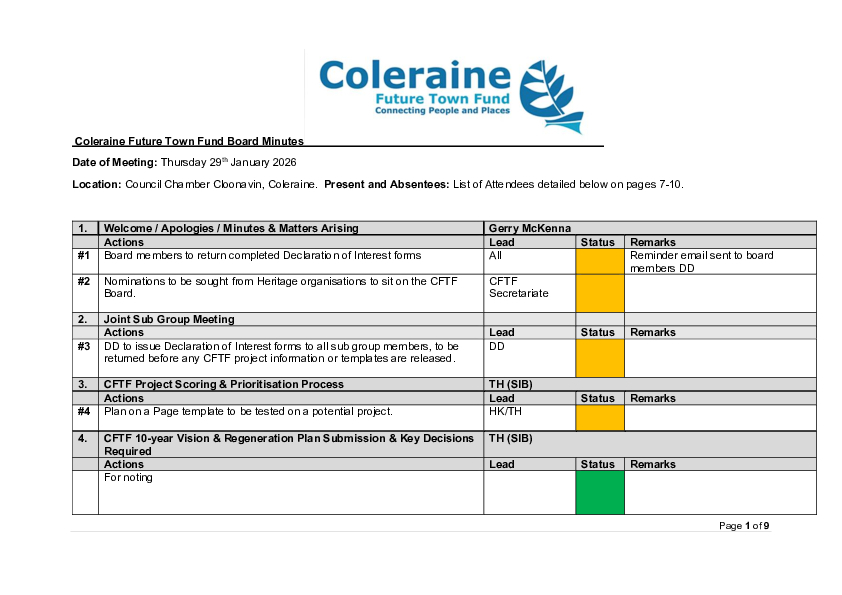 11 CFTF Board Minutes 29 01 26