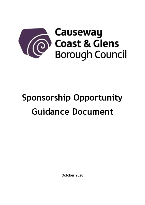 CC&G - Sponsorship Opportunity Guidance Document