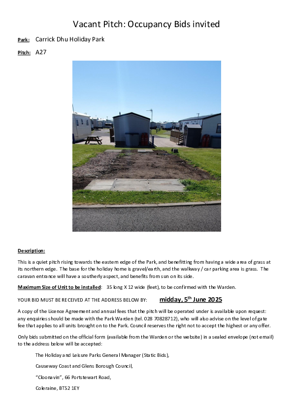 Carrick Dhu A27