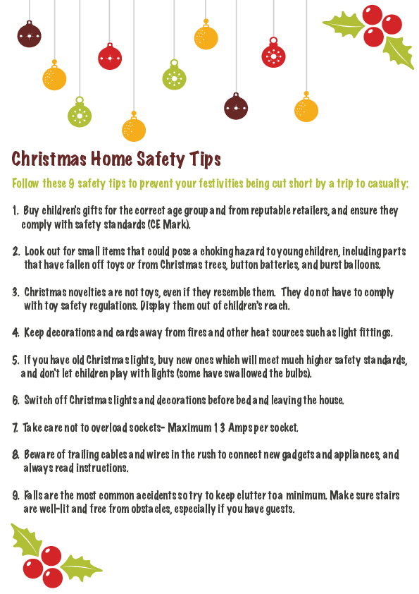 Christmas Home Safety Leaflet