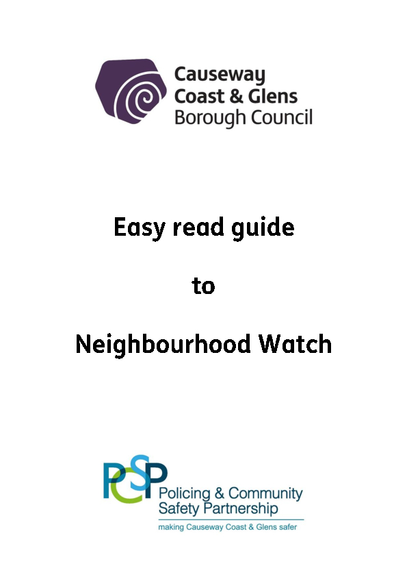NHW Easy Read Guide