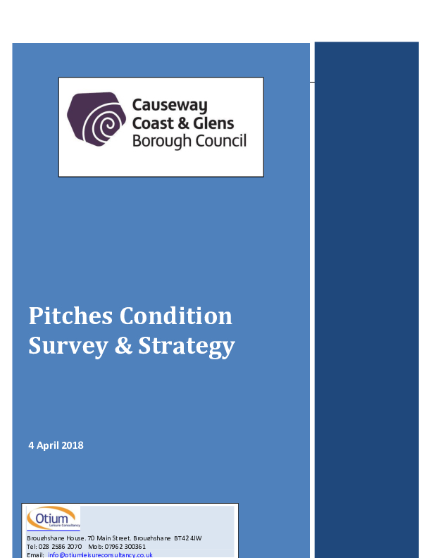 Pitches Condition Survey Strategy