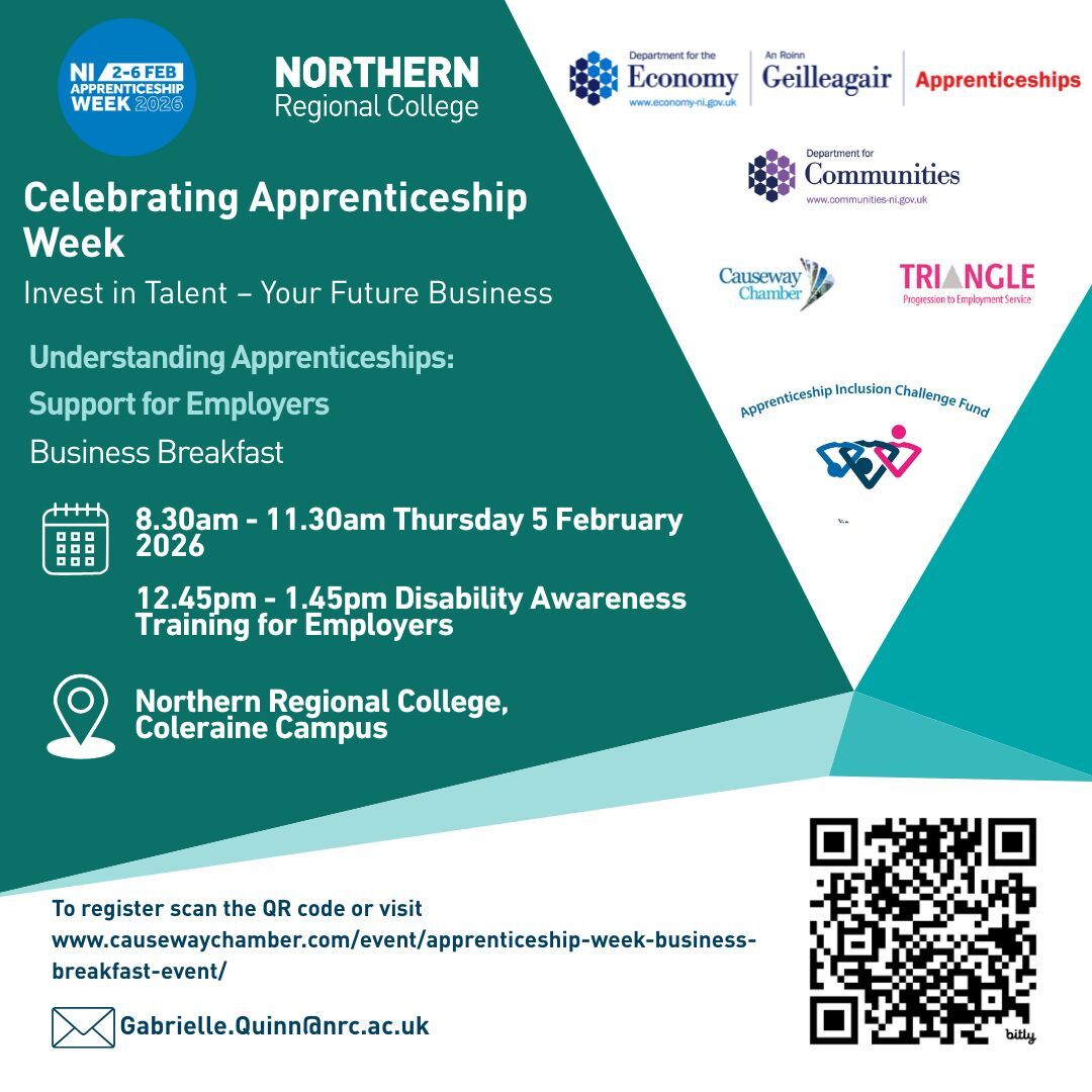BUSINESS BREAKFAST:  Understanding Apprenticeships: Support for Employers