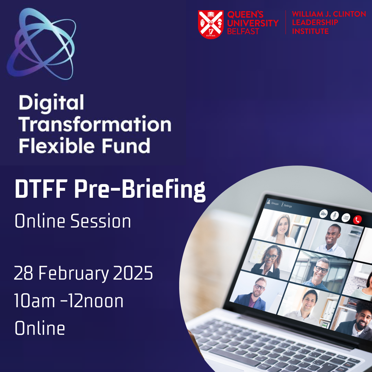 PRE-APPLICATION BRIEFING:  Digital Transformation Flexible Fund