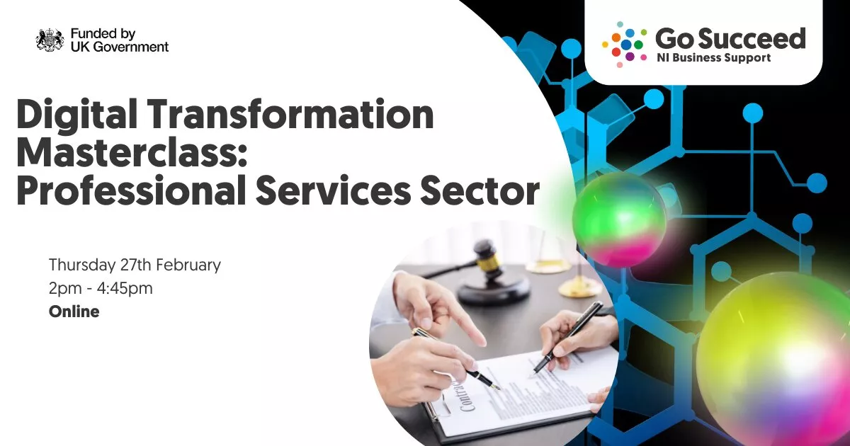 ONLINE MASTERCLASS Digital Transformation:  Professional Services Sector