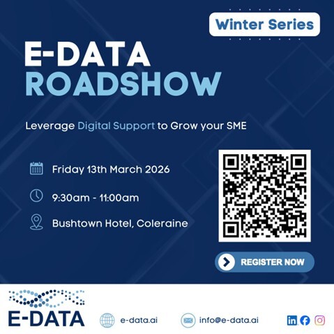 ROADSHOW:  Free E-DATA Digital Support Workshop for SMEs – Coleraine