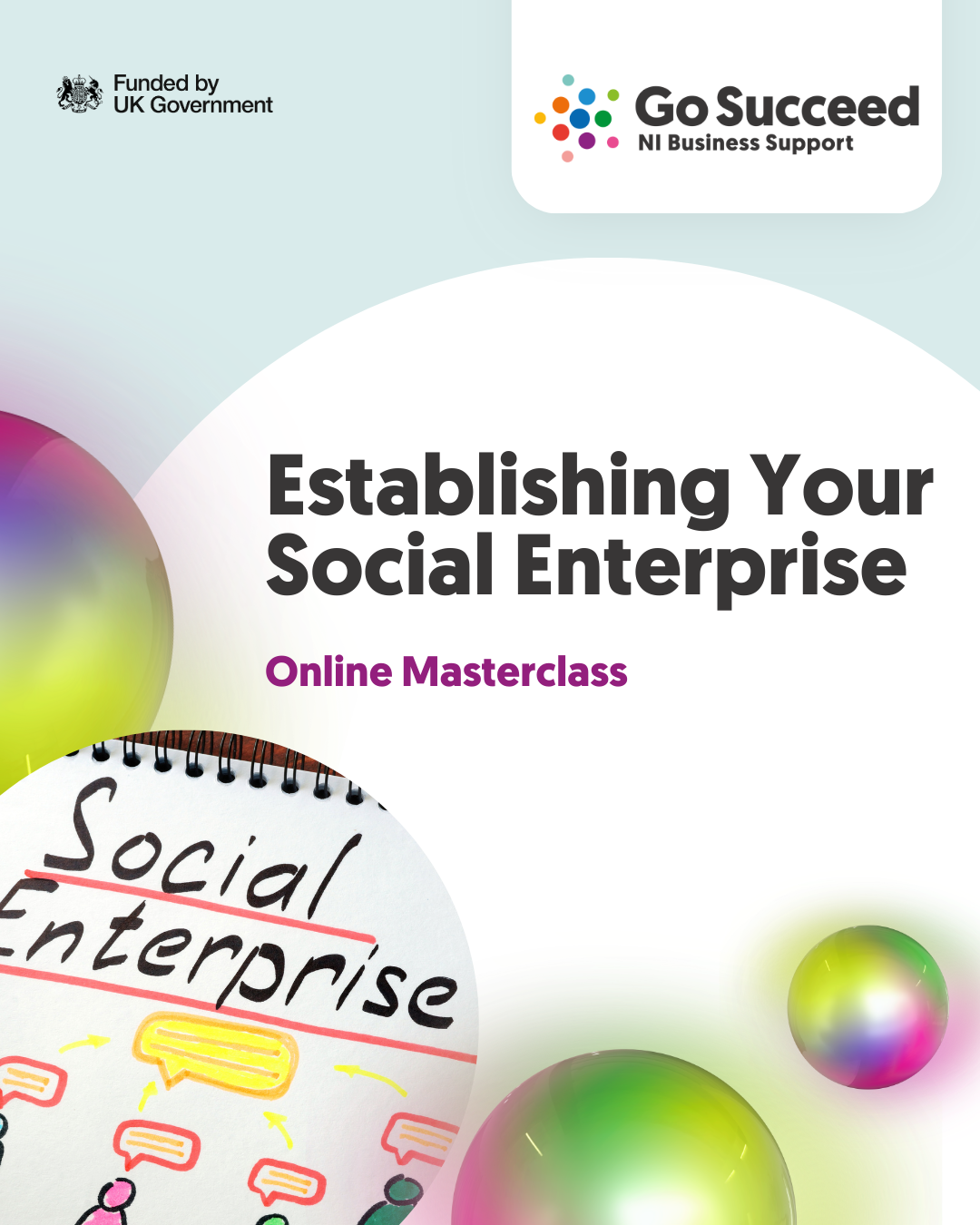 ONLINE MASTERCLASS:  Establishing Your Social Enterprise