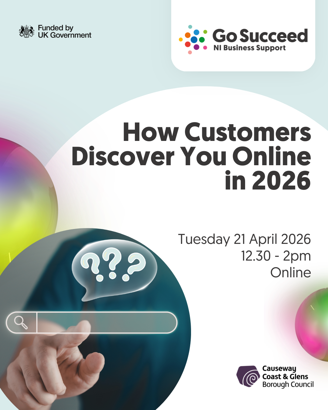 ONLINE MASTERCLASS:  How Customers Discover You Online in 2026