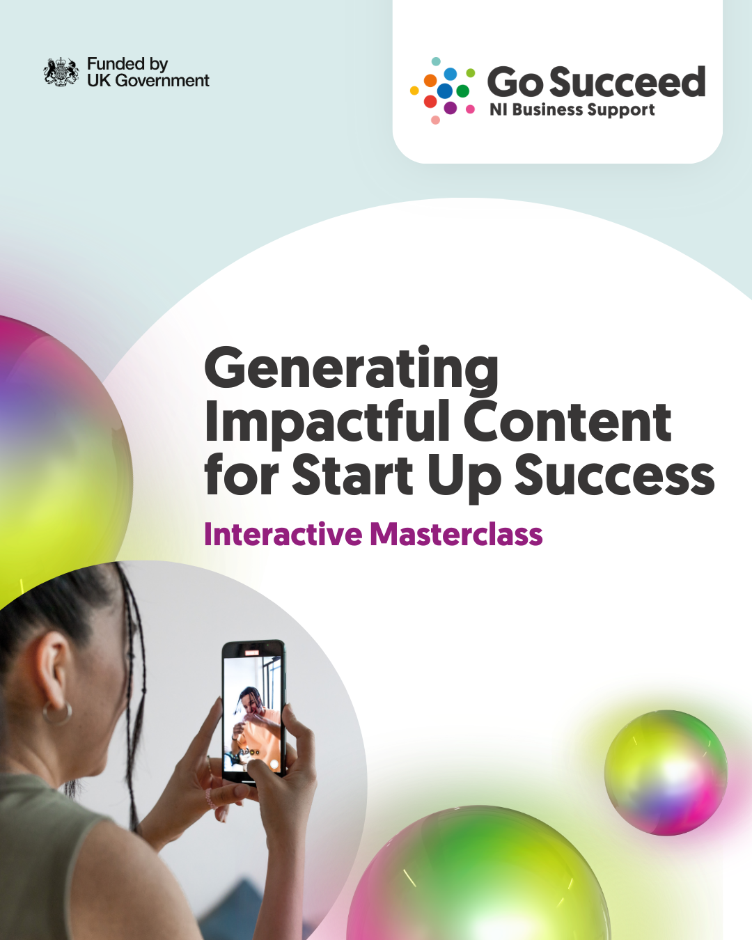 ONLINE MASTERCLASS:  Generating Impactful Content for Start Up Success