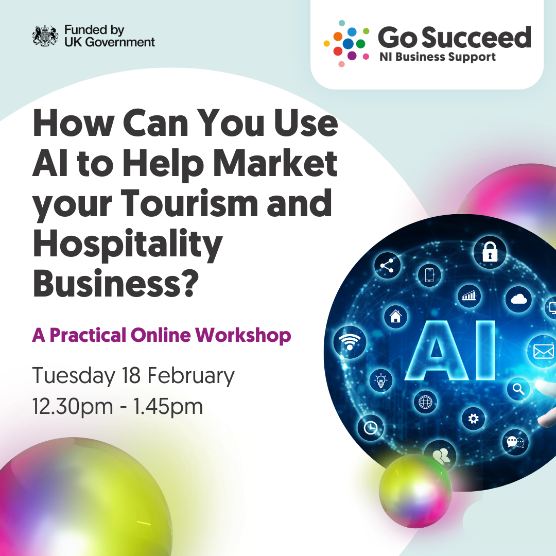 MASTERCLASS:  How Can You Use AI to Help Market your Tourism and Hospitality Business?