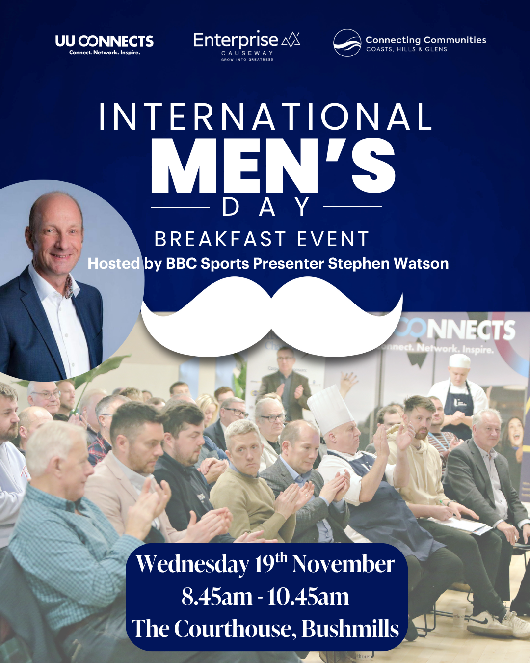 International Men's Day Breakfast Event with Stephen Watson