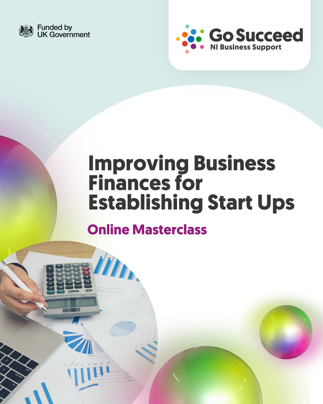 ONLINE MASTERCLASS:  Improving Business Finance for Developing Start Ups
