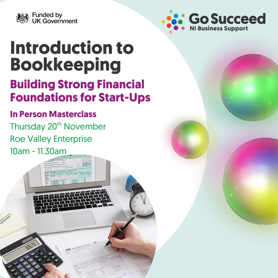 IN PERSON: Introduction to Bookkeeping: Building Strong Financial Foundations for Startups