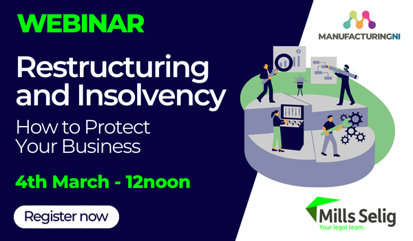 ONLINE EVENT:  Restructuring and Insolvency – How to Protect Your Business