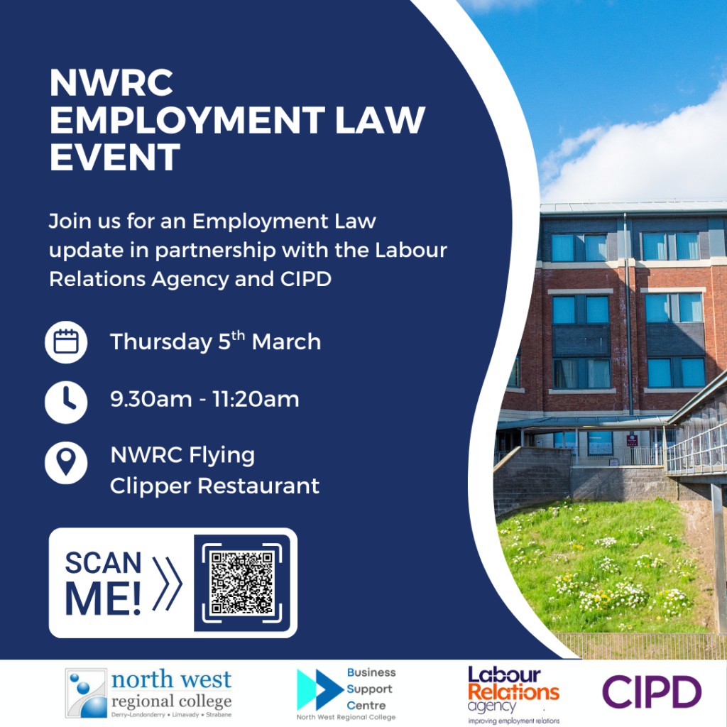 LAW UPDATE:  Labour Relations Agency and NWRC Employment Law Event