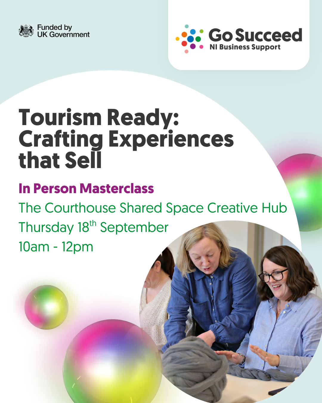GO SUCCEED START:  Tourism Ready:  Crafting Experiences That Sell
