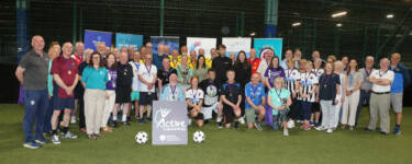 All smiles at the Walking Football World Cup held at Score.