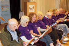 The Age Concern choir entertains at the Coleraine Celebration event