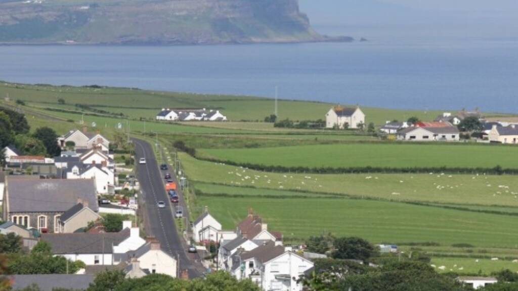 Ballintoy with Causeway headland in background