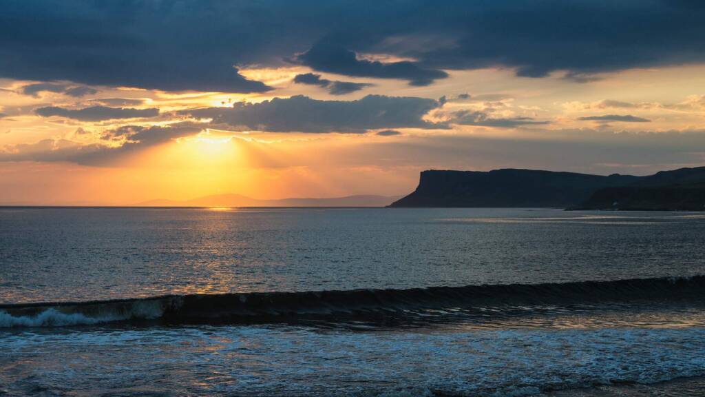 Ballycastle Sunrise over Fair Head Web Size