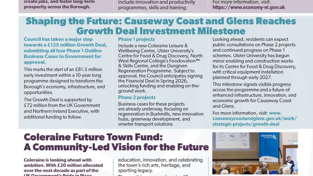 Causeway Coast Glens Borough Council Citizens Newsletter Edition 11 CCGBC260126 Web Page 05