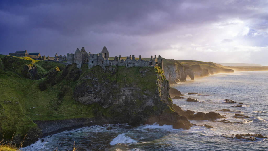 Dunluce Castle Moody Sunset Co Antrim 170924 CH40s 2 Web Size