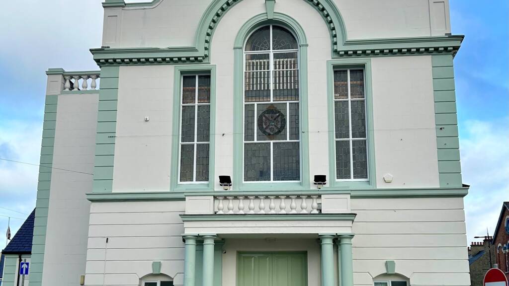 Front of Ballymoney Town Hall