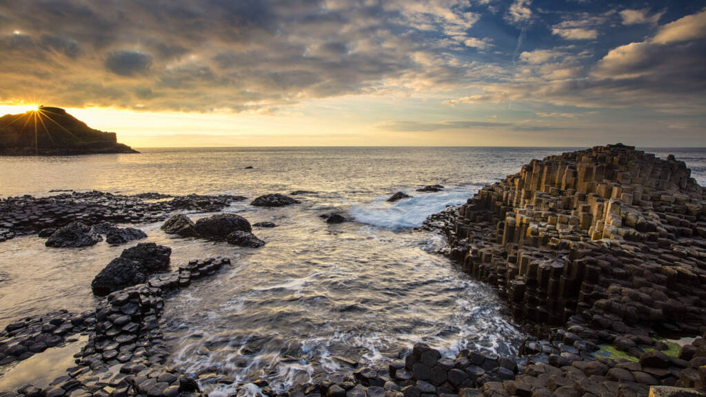 Giants Causeway at dusk Causeway Coastal Route Co Web Size