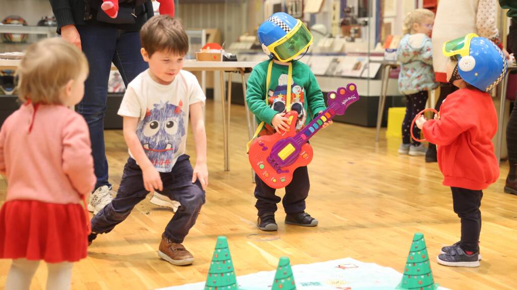 Treasured Toys Christmas drop in Ballymoney Museum