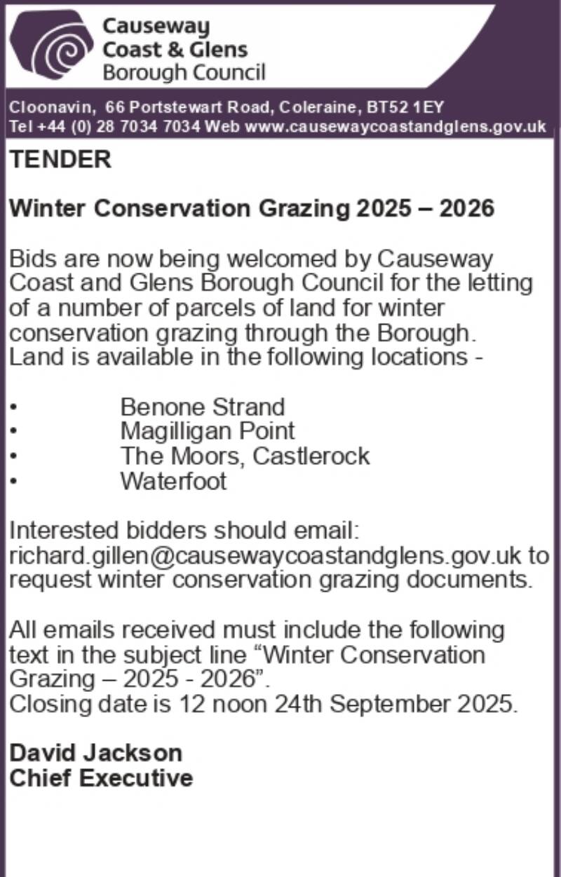 10 X2 TENDER WINTER GRAZING 2025