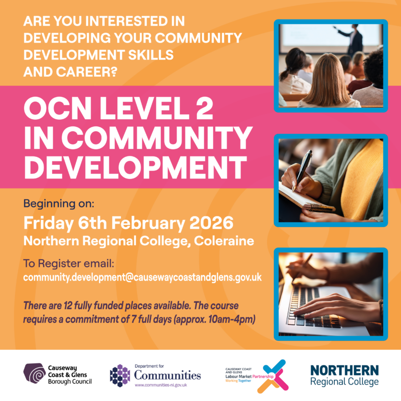 Causeway Coast Glens Borough Council OCN Level 2 in Community Development CCGBC031225
