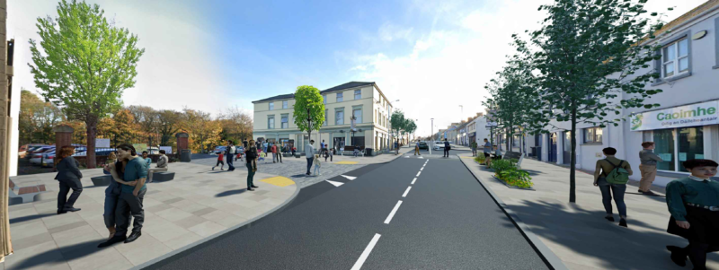 Dungiven Public Realm Artistic Impression