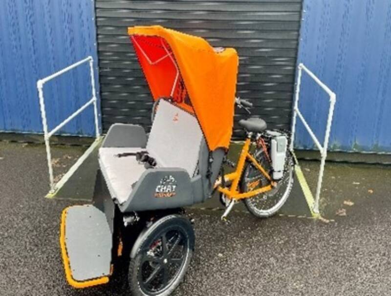 Electric Van Raam Chat Rickshaw