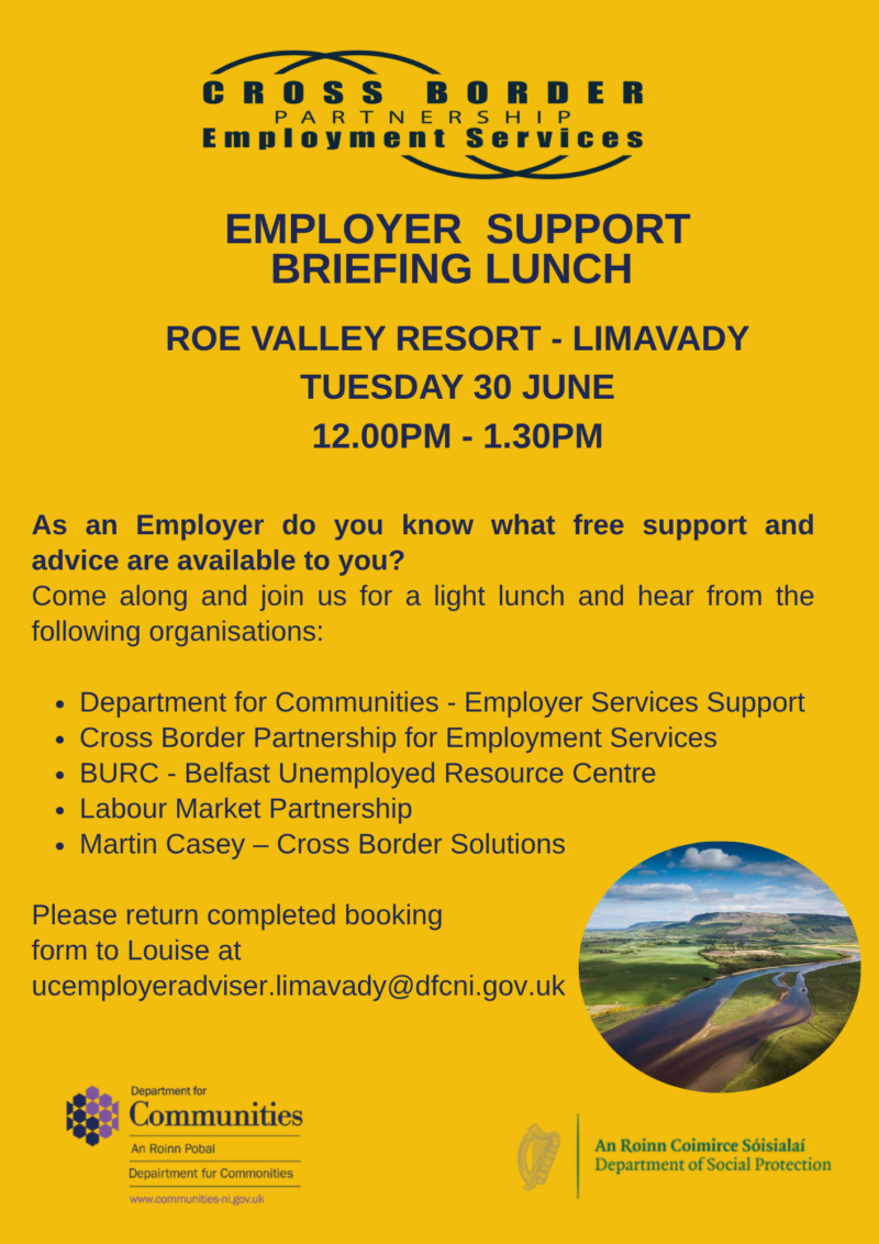 Employer Support Lunch Briefing Limavady 30 June 1