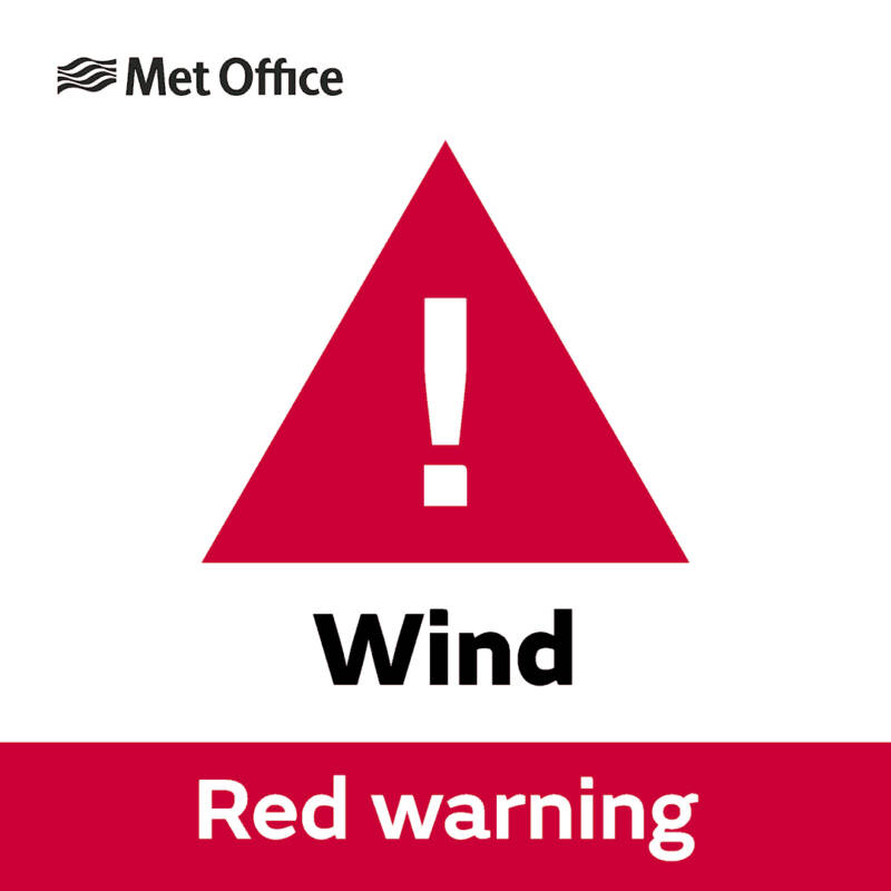 Red Weather Warning