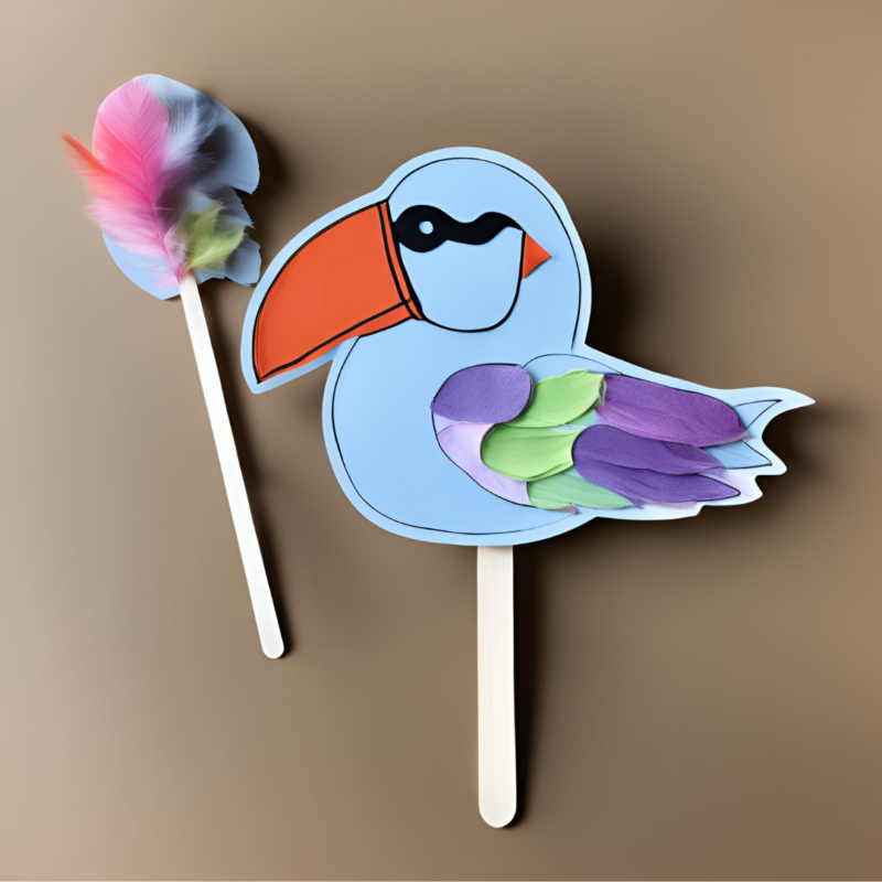 Seabird Stick Puppets