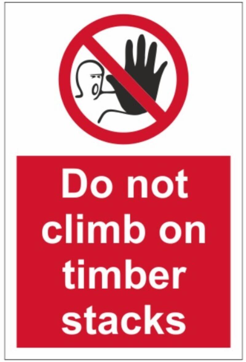 Public notice garvagh forest timber stick warning