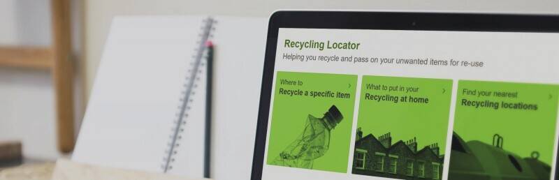 Recycling locator