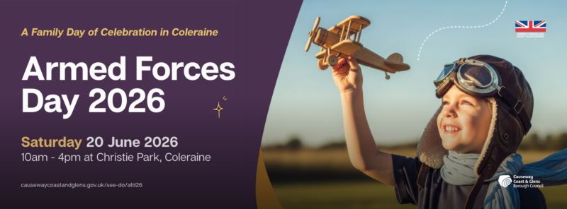 Accessible Parking for Armed Forces Day To help make Armed Forces Day in Coleraine as accessible as possible dedicated parking will be available for Blue Badge holders on Saturday 20 June Temp 2