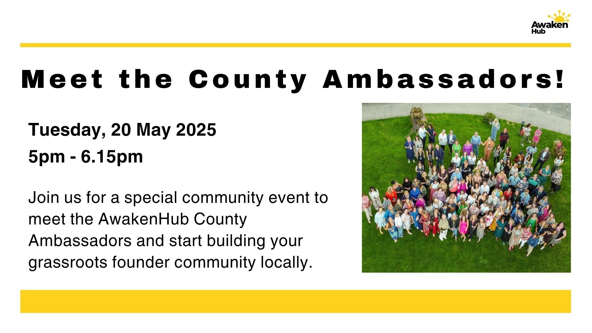 FREE GUEST PASSES to AwakenHub Community Events