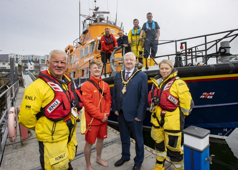 The RNLI was selected as Mayors Charity by Mayor of Causeway Coast and Glens Councillor Steven Callaghan.