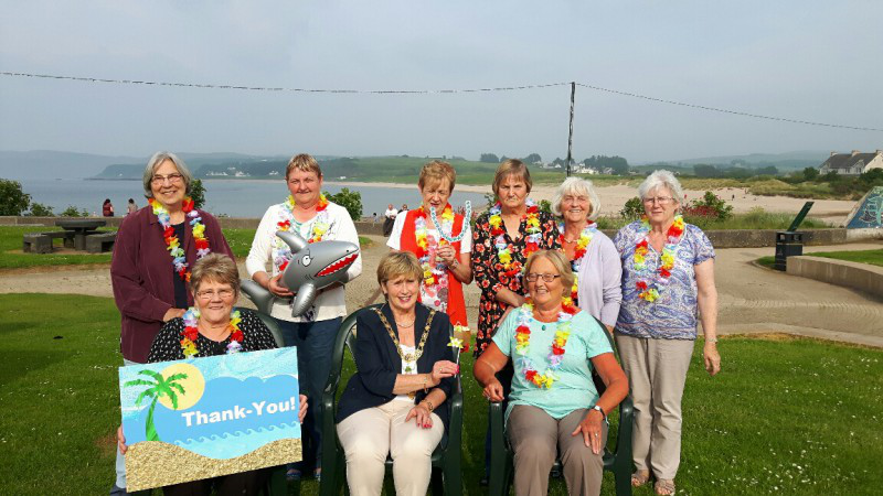Members of Ballintoy Young at Heart Club, Armoy Over 55’s Club and Bushmills Community Association who attended the recent Volunteer Celebration event in Ballycastle.