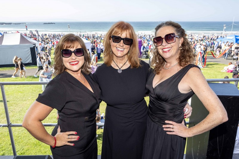 ‘The Leading Ladies’ who performed 50s and 60s music on stage at this year’s NI International Airshow.