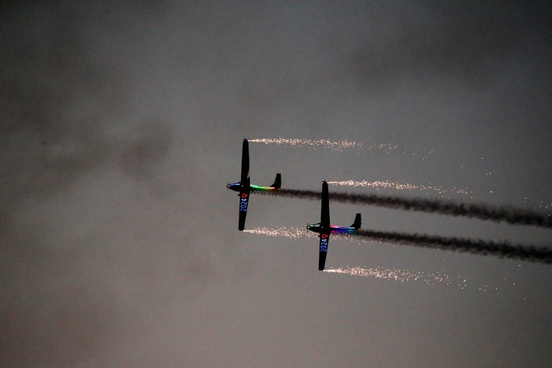 This year’s programme included the fantastic Airbourne Pyrotechnics planes who amazed crowds on Saturday night.