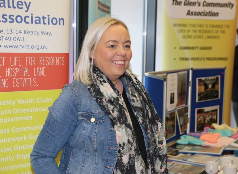 Karen Campbell from the Roe Valley Residents Association, pictured at the relaunch of the Limavady Neighbourhood Health Improvement Program (NHIP).