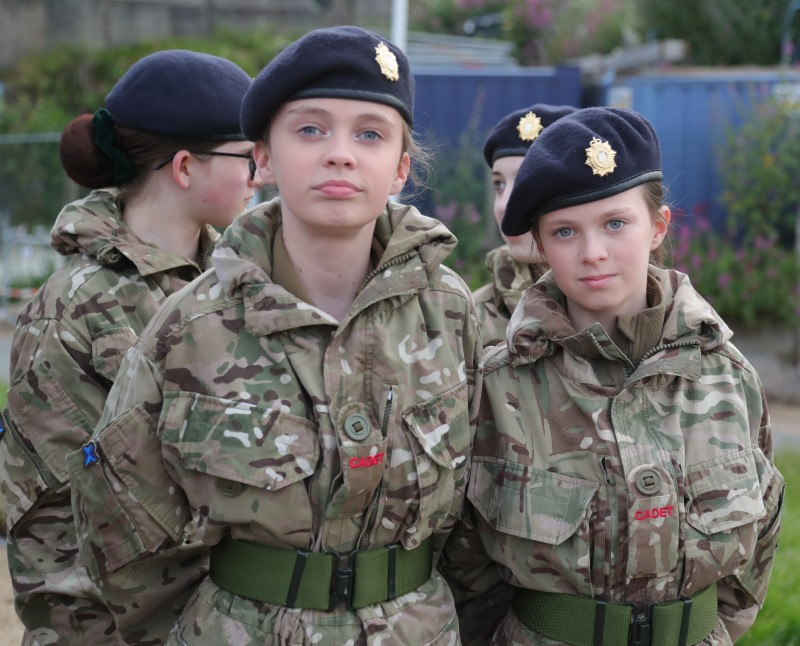 Army Cadets pictured at East Strand, Portrush for the D-Day beacon lighting to commemorate the 80th anniversary of D-Day.