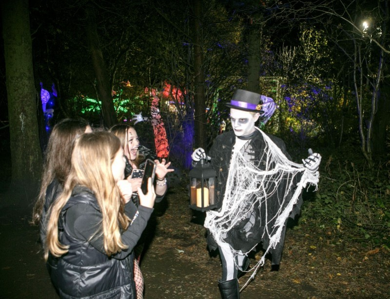 The Spooky Trail at Coleraine’s Halloween saw plenty of screams and scares from the crowd!