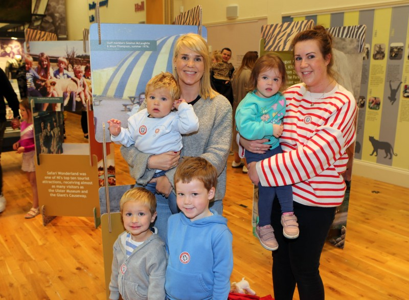 Sarah Calvin, Museum Services Development Officer enjoying a family day out at the Causeway Safari Tale Fun Day held in Ballymoney Museum.