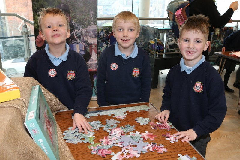 Over 400 children, teachers and parents took part in a series of exciting hands-on workshops, held in conjunction with Ballymoney Museums ‘A Causeway Safari Tale’ exhibition. Facilitated by The Active Learning Company, children immersed themselves in a variety of engaging activities including puzzles, clay modelling, games, dress-up, and crafts.